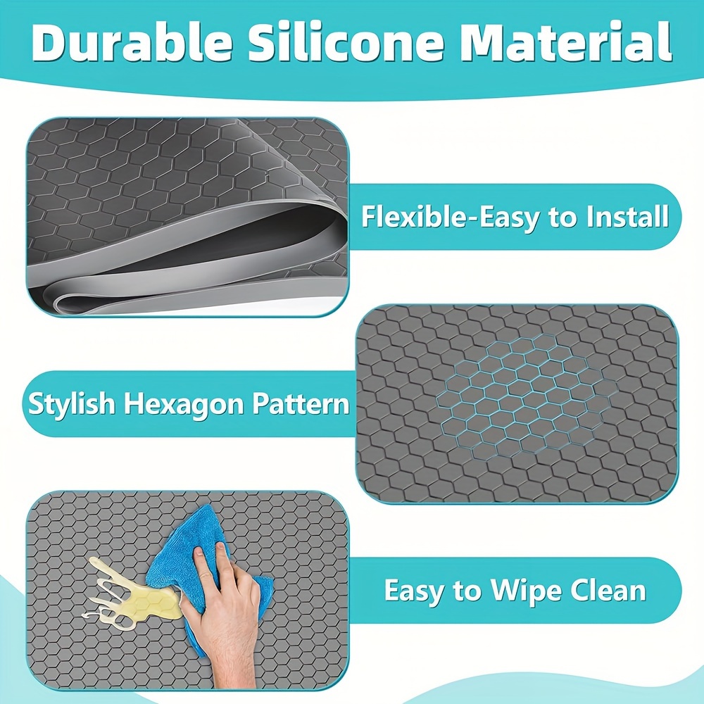 물통 바닥 매트 - 방수 주방 캐비닛 매트 - 유연한  - Silicone Tap Washer 리뷰 및 가격