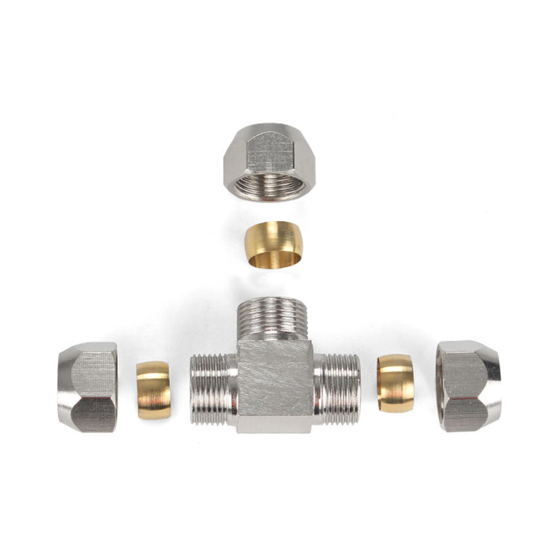 공압 피팅 황동 T 타입 4 6 8 10 12 14 1 - Compression Fitting Brass 리뷰 및 가격