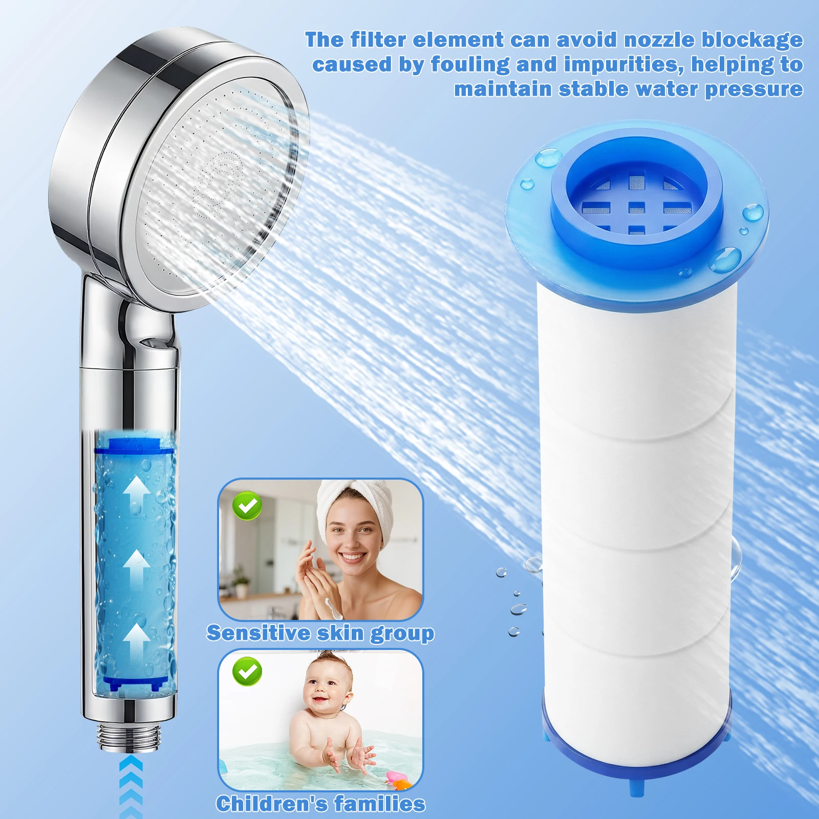 20Pcs 샤워 헤드 필터 PP 코튼 필터 교체 용 샤 - Shower Valve Cartridge 리뷰 및 가격